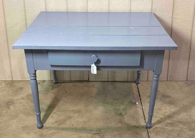 Painted Farmhouse One Drawer Dining Table