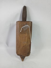 1800's Hand Crafted Water Vessel For Sharpening Stone