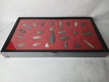 Shadow Box Display of Ohio Points