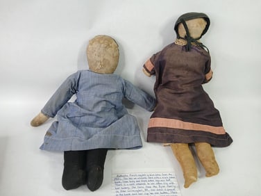 1910 Authentic Amish Rag Dolls