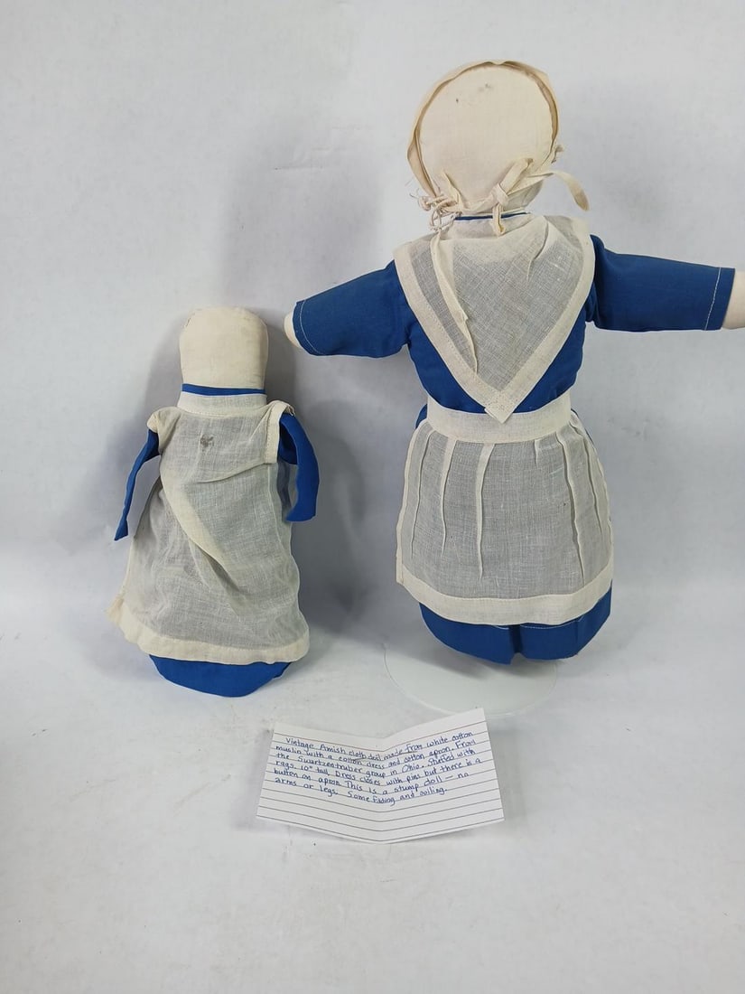 Amish Rag Doll and Stump Doll (1 of 5)