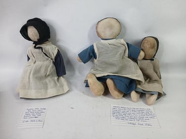Early Amish Rag Dolls