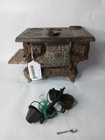 Antique Royal Cast Iron Miniature Stove