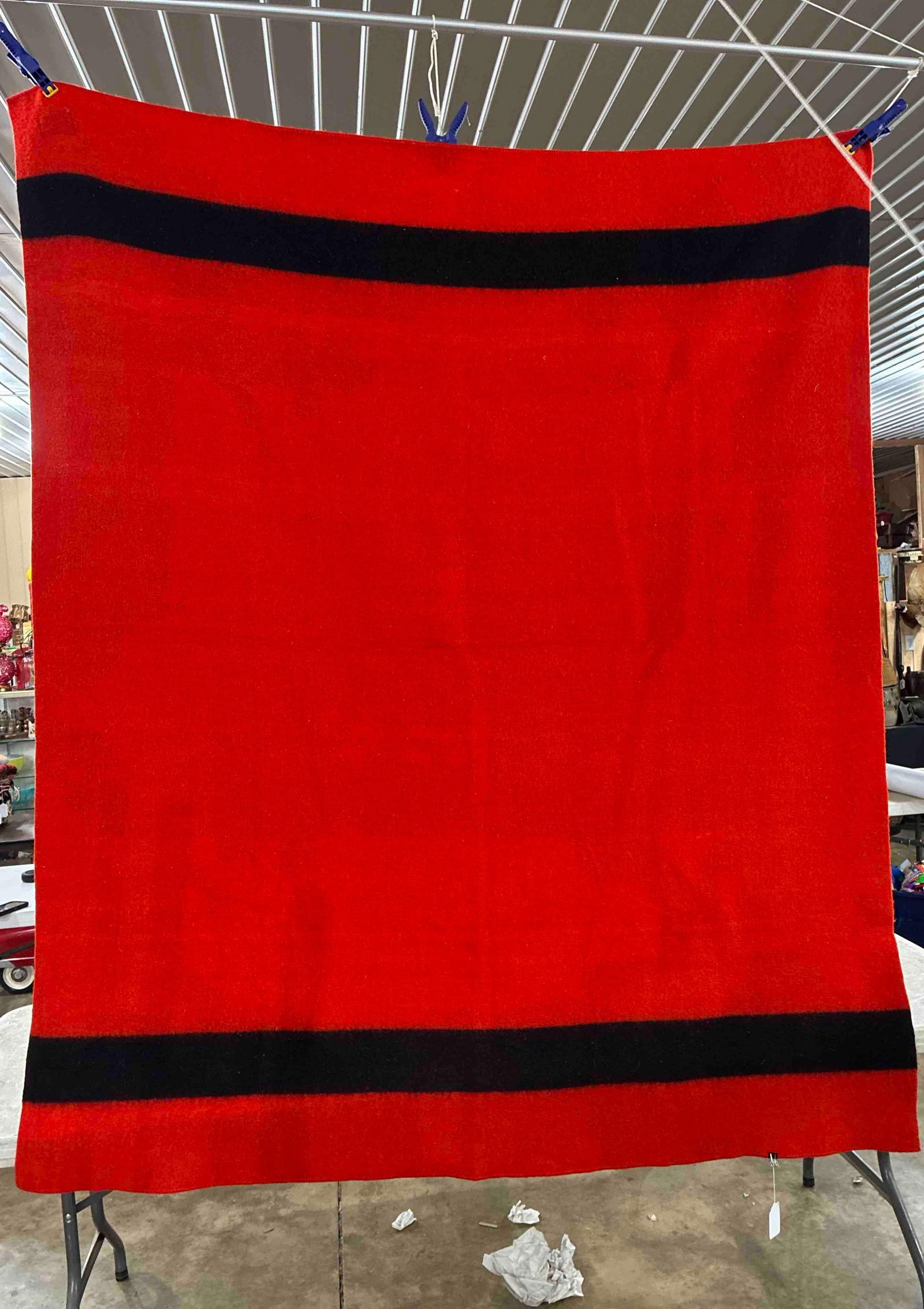 Vintage Wool Golden Dawn Blanket: 72 x 86