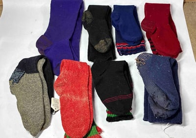 Knitted Zook Stockings and Socks