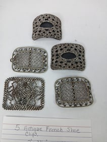 5 French Shoe Clips