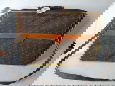Louis Vuitton Monogram Vintage Briefcase w/ Strap and Handle