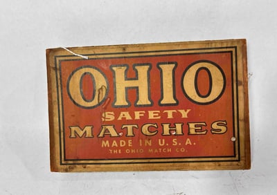Ohio Safety Match Box
