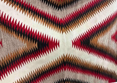 Navajo Indian Rug / Saddle Blanket