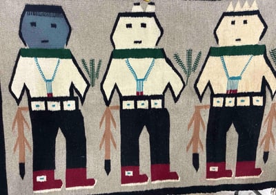 Navajo Indian Rug / Saddle Blanket