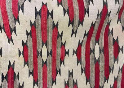 Navajo Indian Rug / Saddle Blanket