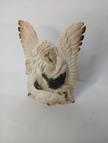 Hand Carved Natural Material Guardian Angel