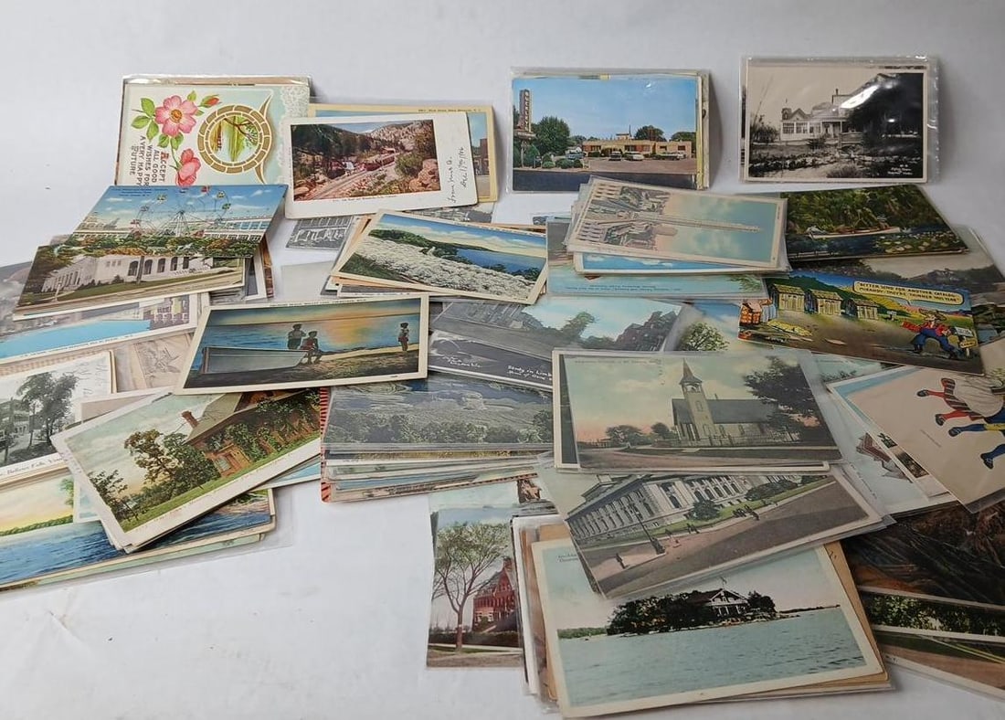 Lot of Very Early Postcards & RPPC Inc. Some Undivided Backs and Postmarked: With most being sleeved all are in good early condition 