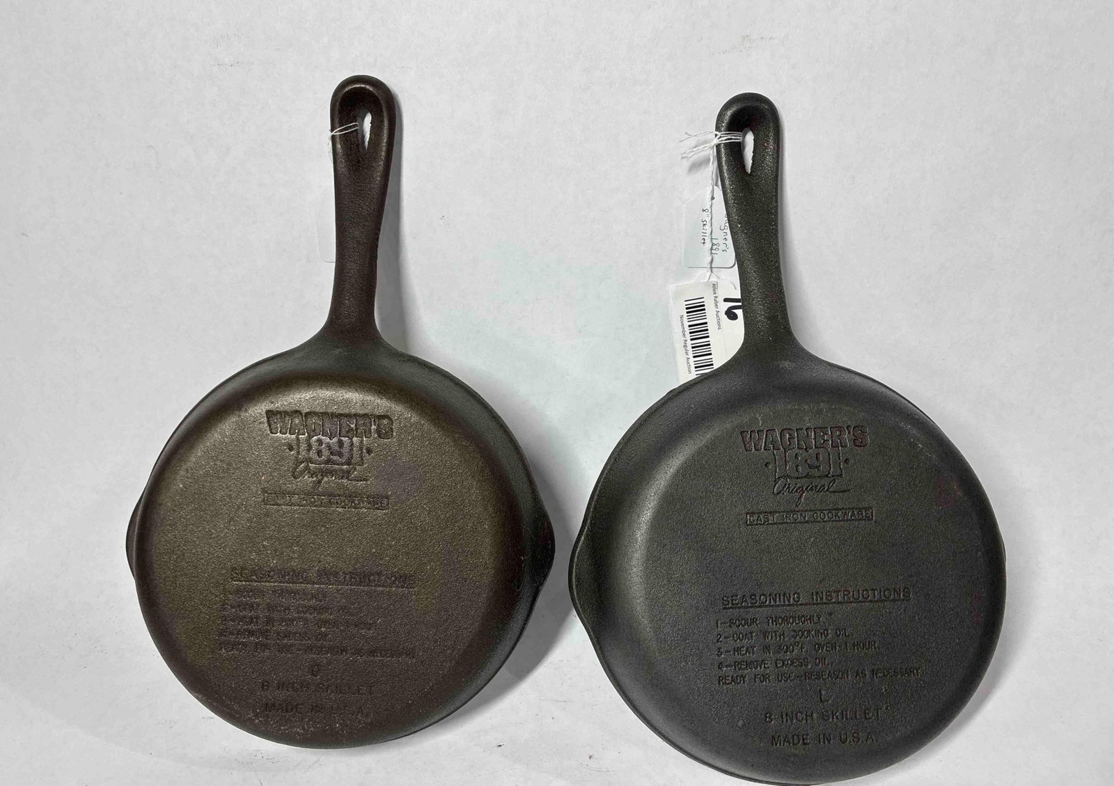 Wagner's 8 In Skillets: Wagner's 1981 Collection. Both are clean skillets