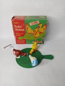 Alladin's Peckin' Chickens Mechanical Game / Toy