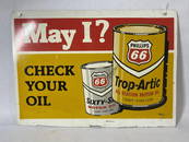 Phillips 66 Double Sided Tin Sign