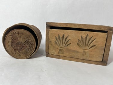 Early Wooden Butter Molds