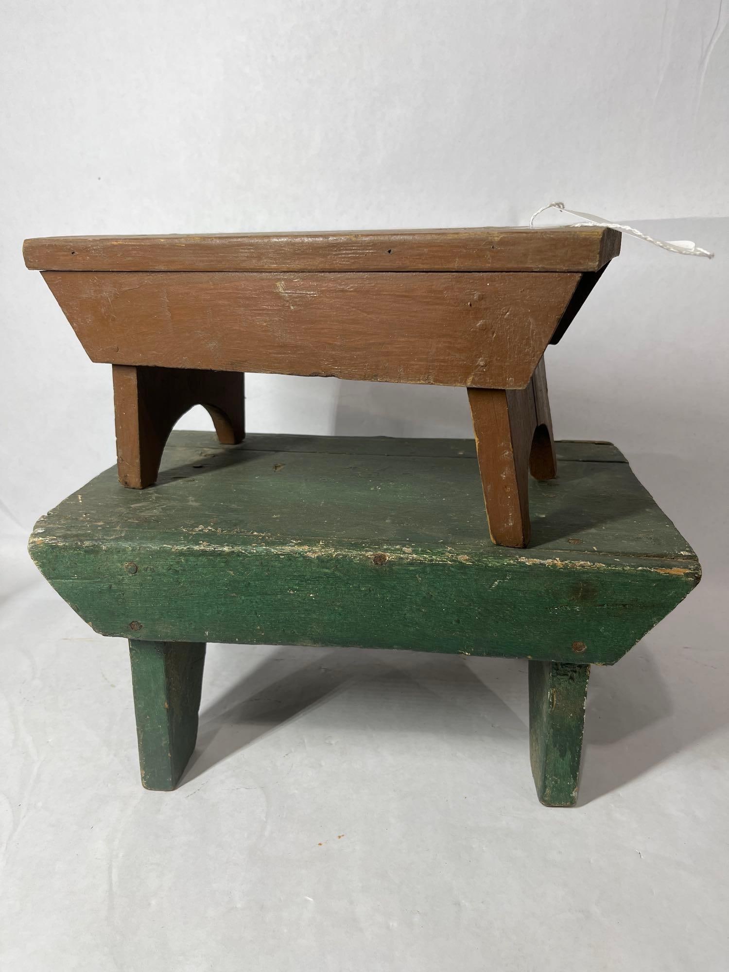 Pair of Mini Painted Step Stools (1 of 4)