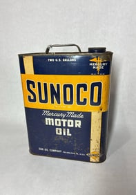 Sunoco Motor Oil Can