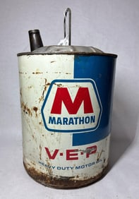 Marathon VEP Heavy Duty Motor Oil Can