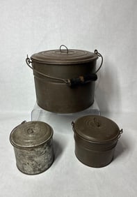 Large & Small Miners Lunch Pails