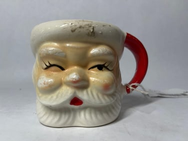 Winking Santa Christmas Mug