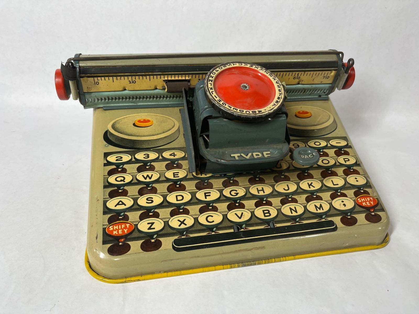Unique Uneek Artie Child Tin Litho Typewriter (1 of 6)