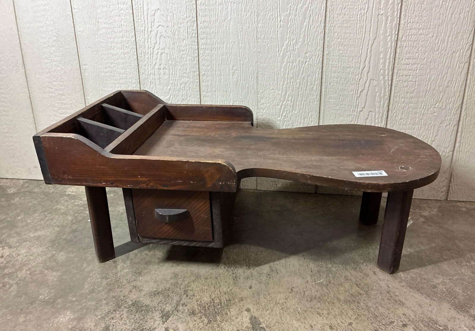 Sectioned Cobblers Bench W Drawer (1 of 8)