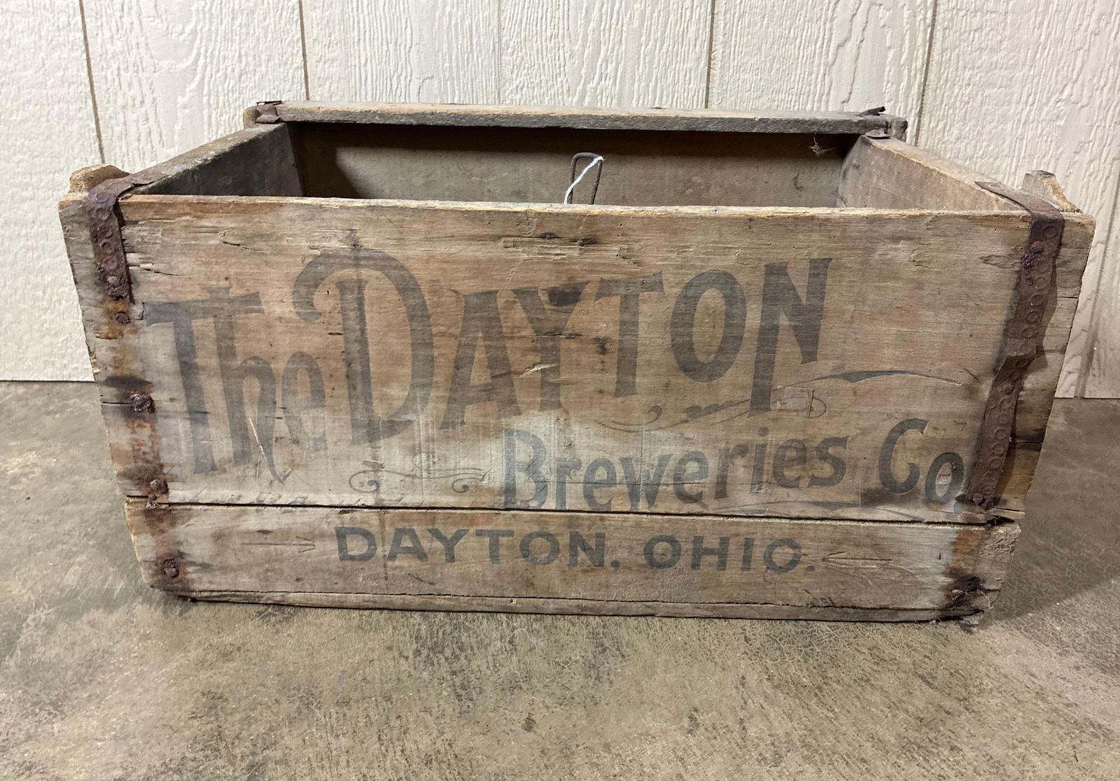 The Dayton Breweries Co. Dayton Ohio Wood Shipping Crate (1 of 7)