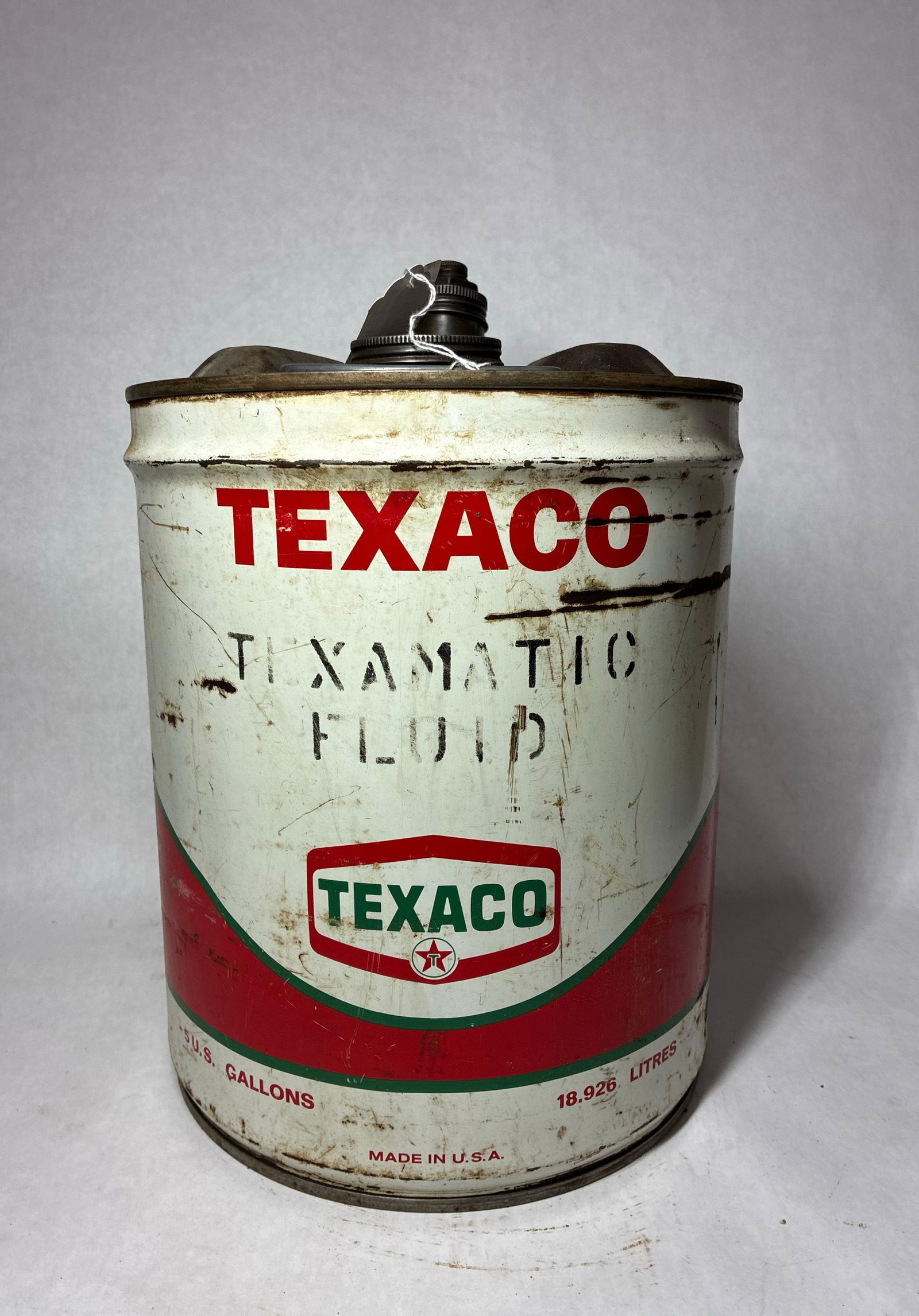 Texaco 5 Gallon Texamatic Fluid Can (1 of 4)