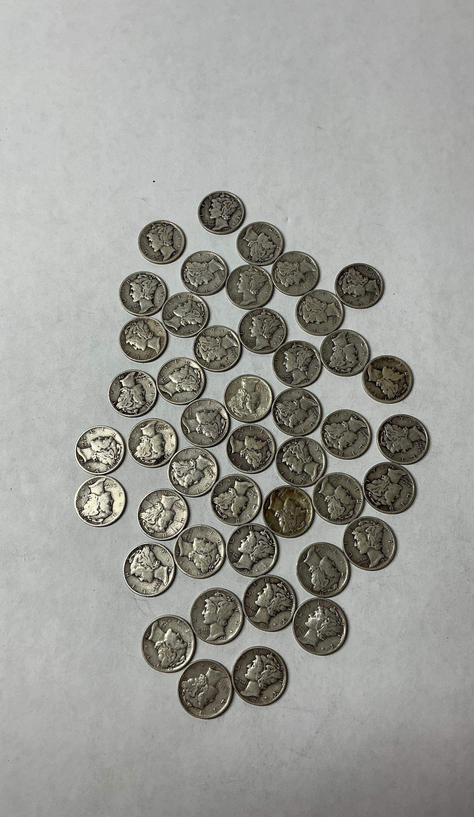 1941 Mercury Dimes (1 of 5)