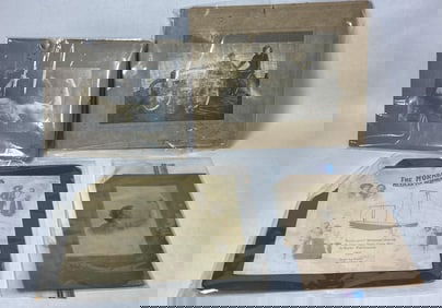 Original 1911 Circus Commemorative Performers Photographs