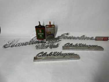 Classic Car Emblems and Singer Oilers
