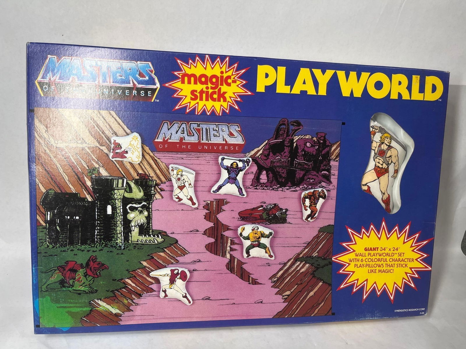 Masters of the Universe Play World: A He Man playset, dated 1985. Original box. Appears to be complete