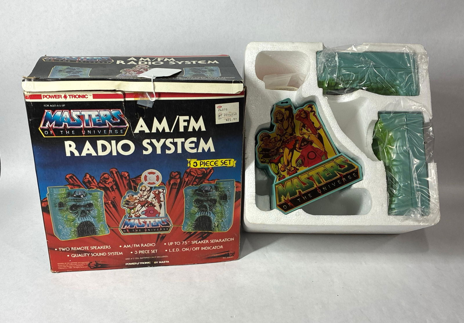 Masters of The Universe AM/FM Radio System 3 Pce. Set in Original Packaging (1 of 6)