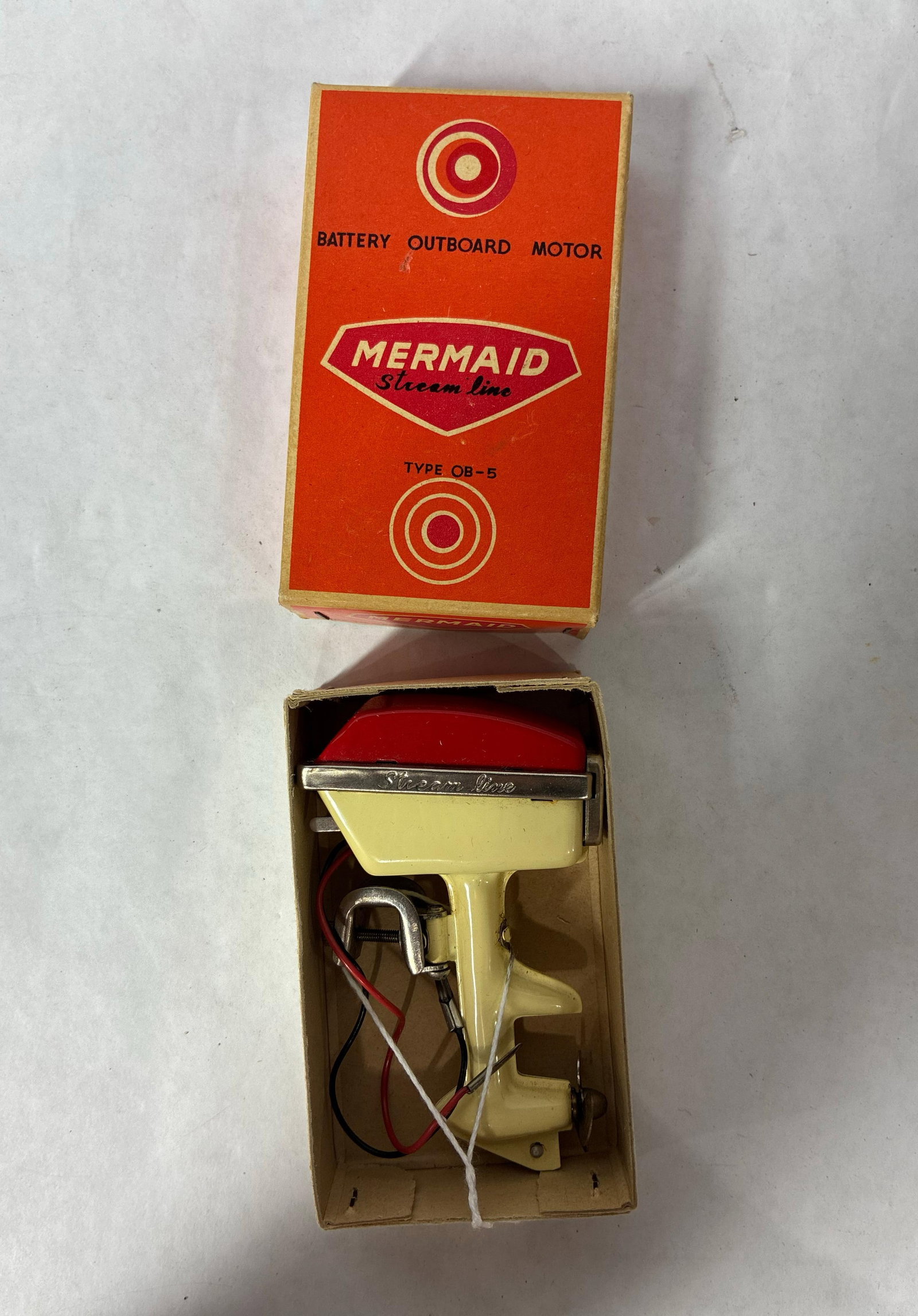 Streamline Mermaid Outboard Mini Motor: Type OB-5, with original box