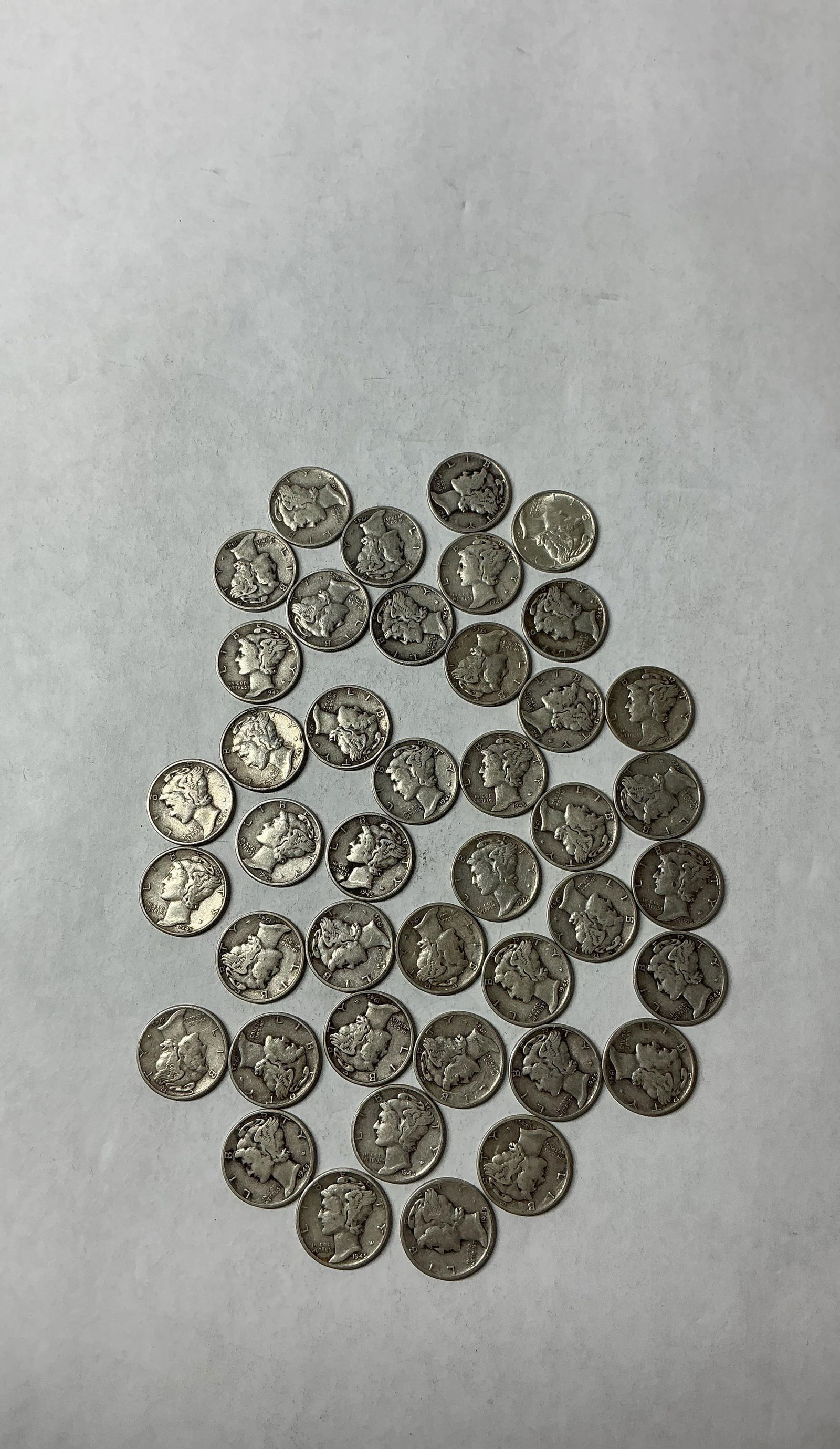42- Mercury Dimes (1 of 5)