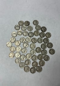 1943 Mercury Dimes