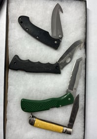 Richlands Sheffield England, Smith & Wesson, Gerber Folding Pocket Knives