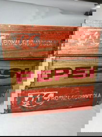 Pepsi & RC Cola Soda Crates