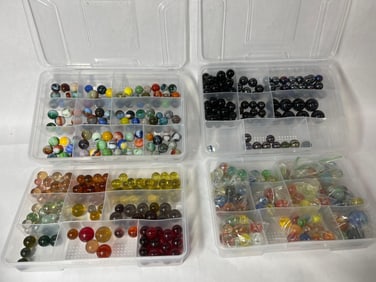 Glass and Metal Marbles