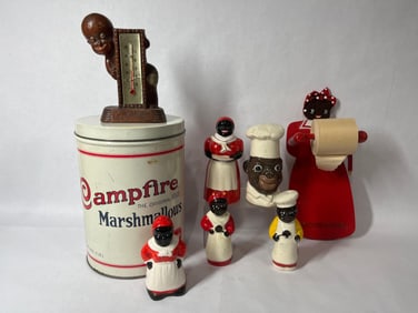 Aunt Jemima & Chef Shakers and Marshmallow Tin