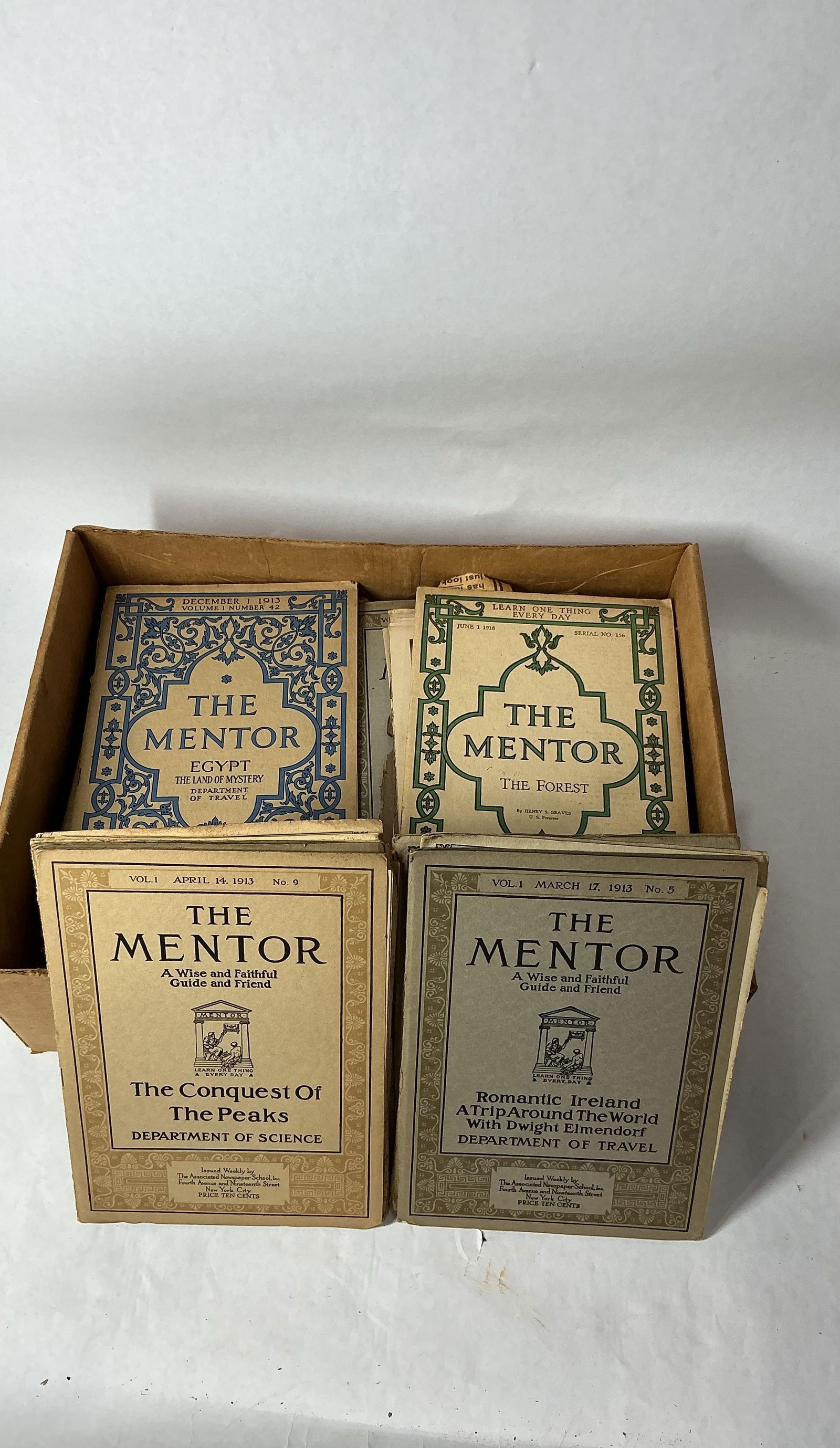 Early 1900's The Mentor World Wide Travel Guides and More Early Ephemera (1 of 5)