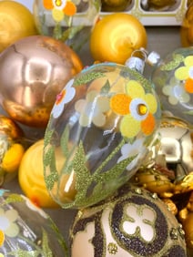 34 pc Vintage Christmas Ornament Collection