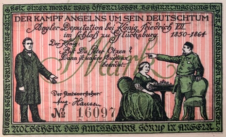 20 c1920-1921 German Notgeld Emergency Money, Antique Uncirculated Paper Currency