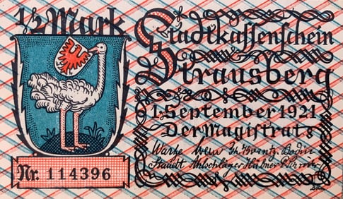 20 c1917-1922 German Notgeld Emergency Money, Antique Uncirculated Paper Currency