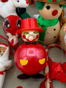 29 pc Vintage Christmas Tree Ornament and Holiday Decoration Collection