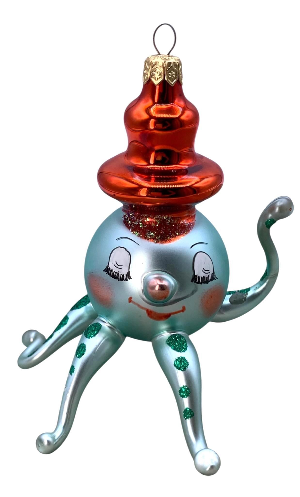Christopher RADKO Wally Squid Blown Italian Glass Octopus Christmas Tree Ornament (1 of 6)