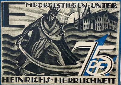 19 pc 1917 to 1921 Uncirculated Antique German Notgeld Banknote Emergency Money Collection