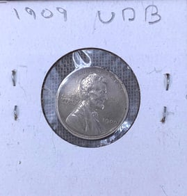 12 pc 1909 VDB Lincoln Penny 1 cent US Coin Collection with Coin Book